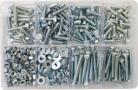 Assorted Box of M6 Hardware - Setscrews, Nuts & Flat Washers (480)