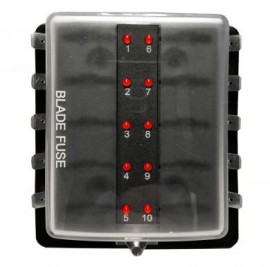10 position LED warning Blade Fuse Box